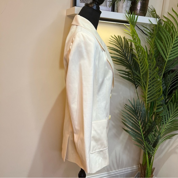FENDI 365 Ivory 100% Wool Double Breasted Blazer 10 - Picture 13 of 15